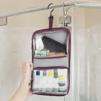 在飛比找Yahoo奇摩購物中心優惠-《TRAVELON》掛式盥洗包+分裝瓶罐6件組(紫) | 化