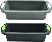Silicone Loaf Pan Loaf Pan for Baking Bread, Meatloaf, Cake, with Easy Grab Handles