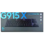 Logitech G915 X Lightspeed TKL Wireless Gaming Keyboard - Black Linear (920-012748)