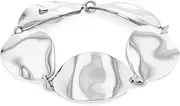 [Calvin Klein] Women's CK Reflect Link Bracelet, Silver, 165mm