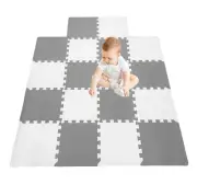 18 Pieces Foam Play Mat, Interlocking Playmat Tiles, Foam Floor Mat Tiles for...