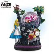 Disney Alice in Wonderland Illuminating Musical Glitter Globe