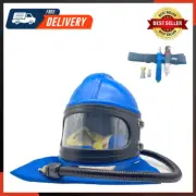 Sandblaster Helmet Safe Air Feed Sandblast Helmet with Shoulder Protective Sand
