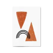 Modern Abstract Shape Minimal Retro Wall Art #4