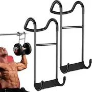 2PCS Dumbbell Spotter Hooks, Heavy Duty Dumbbells Rack Attachments, Hanger Barbell for Home Gym Exercise Dumbbell Spotter Hanger For Shoulder Bench Press