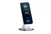 Satechi Magnetic Wireless Charging Stand for iPhone 12 Airpod Pro Space Grey