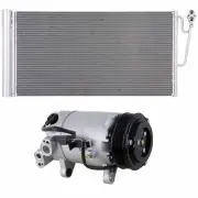 For Mini Cooper 2014 2015 2016 AC Compressor w/ A/C Condenser Drier GAP (for: Mini)