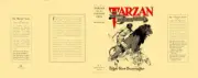 Edgar Rice Burroughs TARZAN AND THE GOLDEN LION facsimile jacket 1st McClurg ed