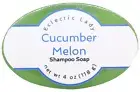 Cucumber Melon Shampoo Soap Bar By Eclectic Lady, 4 oz Bar