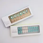 [DASHING DIVA] Magic Press Press-on Nail and Pedi /Matching Design/ 2 Sets