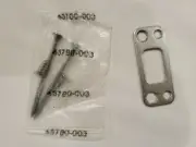 Kwikset SmartCode 913 914 915 916 Deadbolt Strike Plate w/ screws (Satin Nickel)