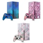OFFICIAL LEBENSART ART MIX CONSOLE WRAP AND CONTROLLER SKIN FOR XBOX SERIES X