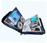DVD CD Storage Case with Extra Wide Title Cover Pages for Blu Ray 192 cd case