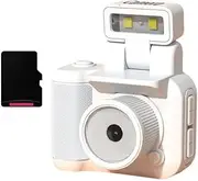 Retro Snap Digital Camera, 1080p Hd Mini Camera with Led Flash Light, Video Camera Digital Thumb Travel Recorder