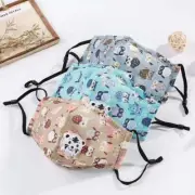 3 Pack Face Mask Children Respirator Filter PM 2.5 Activated Carbon Kids