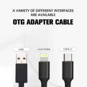 Multi-Function Adapter Cable TYPE-C USB Wire Control for Apple Android Computers