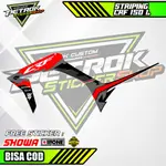 條紋變化 HONDA CRF HONDA 150 L STICKER LIST 摩托車 HONDA CRF 150 L