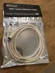 IEEE 1394B Firewire Cable 4 pin male - 9 pin bilingual male 4.9' length FREE SH