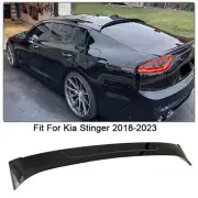 For Kia Stinger 2018-2023 Real Carbon Fiber Rear Trunk Spoiler Roof Window Wing