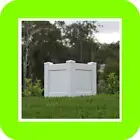 Square Hamptons PVC Planters DEAL Planter Box PVC & UV Plant Flower Pot White