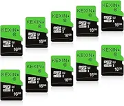 KEXIN SD Cards 16GB Micro SD Card Pack of 10 Micro SDHC Memory Card TF Card with 2 Adapters
