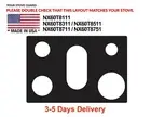 SamSung Stove Protectors,Gas Cooktop Protectors,Whole piece design,Washable,30in