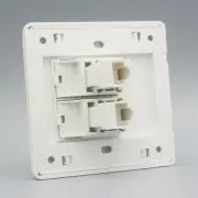 LAN CATZ Outlet Wall Socket Plate Network Ethernet RJ45 Faceplate Panel I1L7