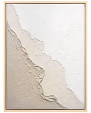 Empire Art Direct Natural Flow Heavily Textured Hand-Painted Framed Canvas Wall Art