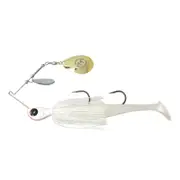 TT Lures 1oz Tornado+ Double Colorado Rigged Spinnerbait Lure - PEARL