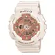 【CASIO】BABY-G街頭率性風格腕錶-白x玫瑰金(BA-110X-7A1)正版宏崑公司貨
