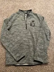 Mossy Oak Dayspring Quarter Zip Fleece Green Black Size Small