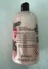 Philosophy Frosted Snow Flakes Shampoo Shower Gel 16 Oz New Seal Holiday Design