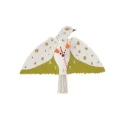 Allen Designs Peaceful Rising Bird Dove Wall Clock 6015359