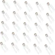 LIFKICH 25 Pcs Mini Glass Wish Bottles with Cork Stoppers DIY Message Jars for Weddings Party Favors Crafts and Home Decoration