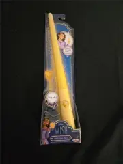 =- Disney Wish Asha's Magic Wand Motion Activated Lights sound Ages 3+ Jakks NEW