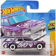 [Hot Wheels] Datsun Bluebird Wagon [510] - HW Wagons 4/5 - HKH72 - Short Card - Nissan - Purple Metallic - Mattel 2023