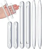 Tallew Cabinet Door Bumper Clear Silicone Door Stopper Wall Protector Car Anti Collision Adhesive Automotive Bumper Guards for Car Drawers(6 Pieces)