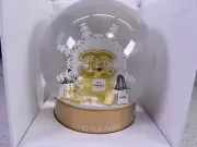 CHANEL Beauté 2024 Snow Globe - Gold CC Snowflake Gold Base - New Snowglobe USA
