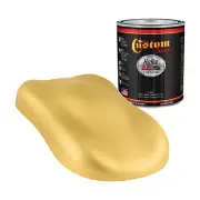 Hot Rod Flatz Old Gold Metallic Urethane Automotive Flat Car Paint, Quart Only