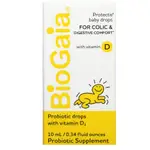 寶乖亞 BIOGAIA, PROTECTIS，嬰兒滴劑，含維生素 D，0.34 液量盎司（10 ML）