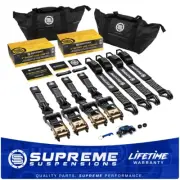 TOY HAULER SPECIAL BUNDLE: 4x Heavy-Duty Ratchet Load Straps Adjustable Up 12'