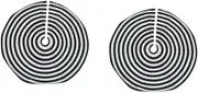 Alipis 2 Pcs Christmas Tree Mat Decorative Xmas Floor Cover Stripe Christmas Tree Skirt Brushed Cloth for Xmas Celebrations