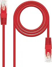 Cat.6 UTP AWG24 Red Patch Cable Length 2.0m Ideal for Efficient and Stable Network Connections