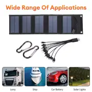 50W Portable Solar Panel Foldable Solar Charger For Generator Power Station RV