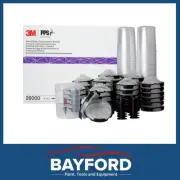 3M-26000 SERIES 2.0 PPS SPRAY CUP SYSTEM KIT 650ml 50 LIDS & LINERS 200 MICRON