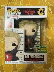 001 VAPORIZING STRANGER THINGS OFFICIAL SDCC STICKER 2024 FUNKO POP! w/protector