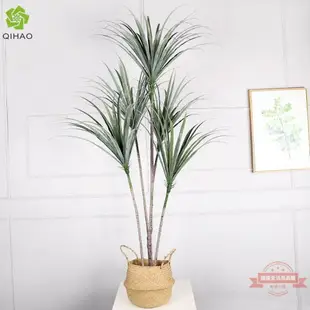 仿真鐵樹假植物盆栽酒店商場裝飾綠植客廳大擺件落地鐵樹