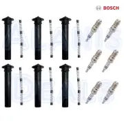 Set of 6 Motorcraft Spark Plugs + 6 Ignition Boots For Ford, Mazda & Mercury (for: Ford)