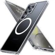 Torras Galaxy S25 Ultra 5G Diamond-Mag Case - Clear MagSafe Compatible - Diamond Clear [X00FX2171]