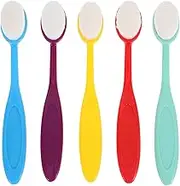 5pcs Color Coded Blending Brushes Soft Bristle Craft Ink Background Blenders for Painting Drawing Card Making and Stamping Tool for Artists and Hobbyists